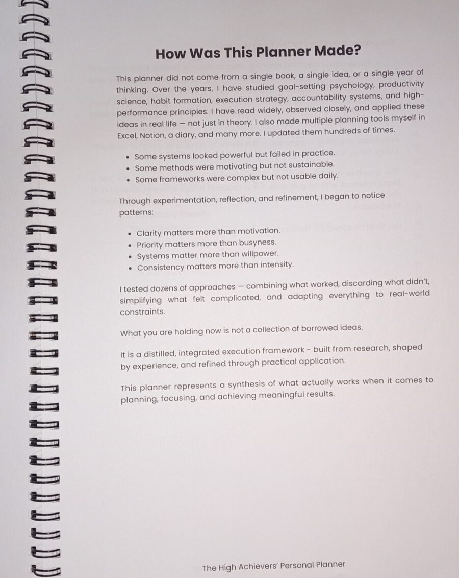 Planner information