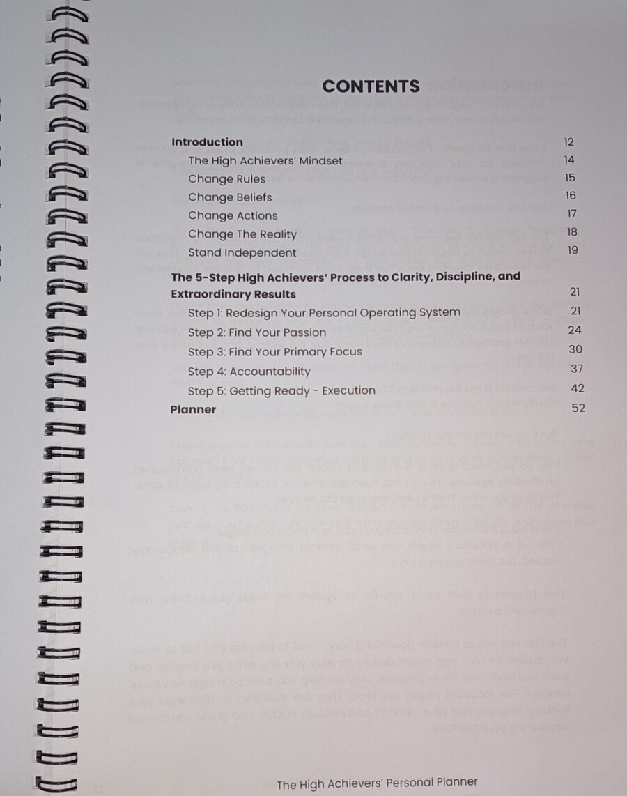 Planner information